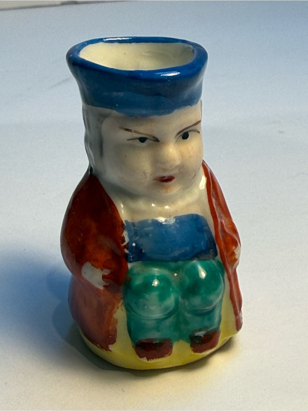 Vintage miniature Toby mug made in occupied Japan